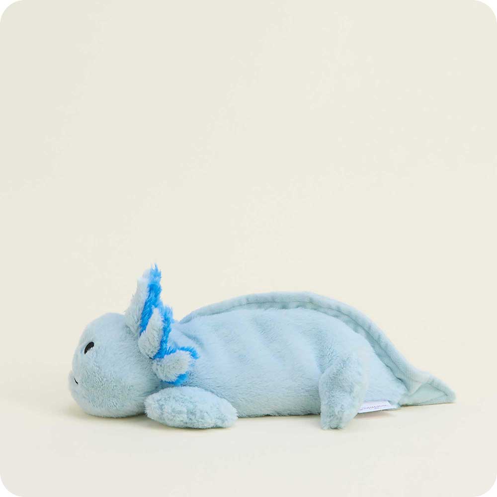 Blue Axolotl Warmies Junior