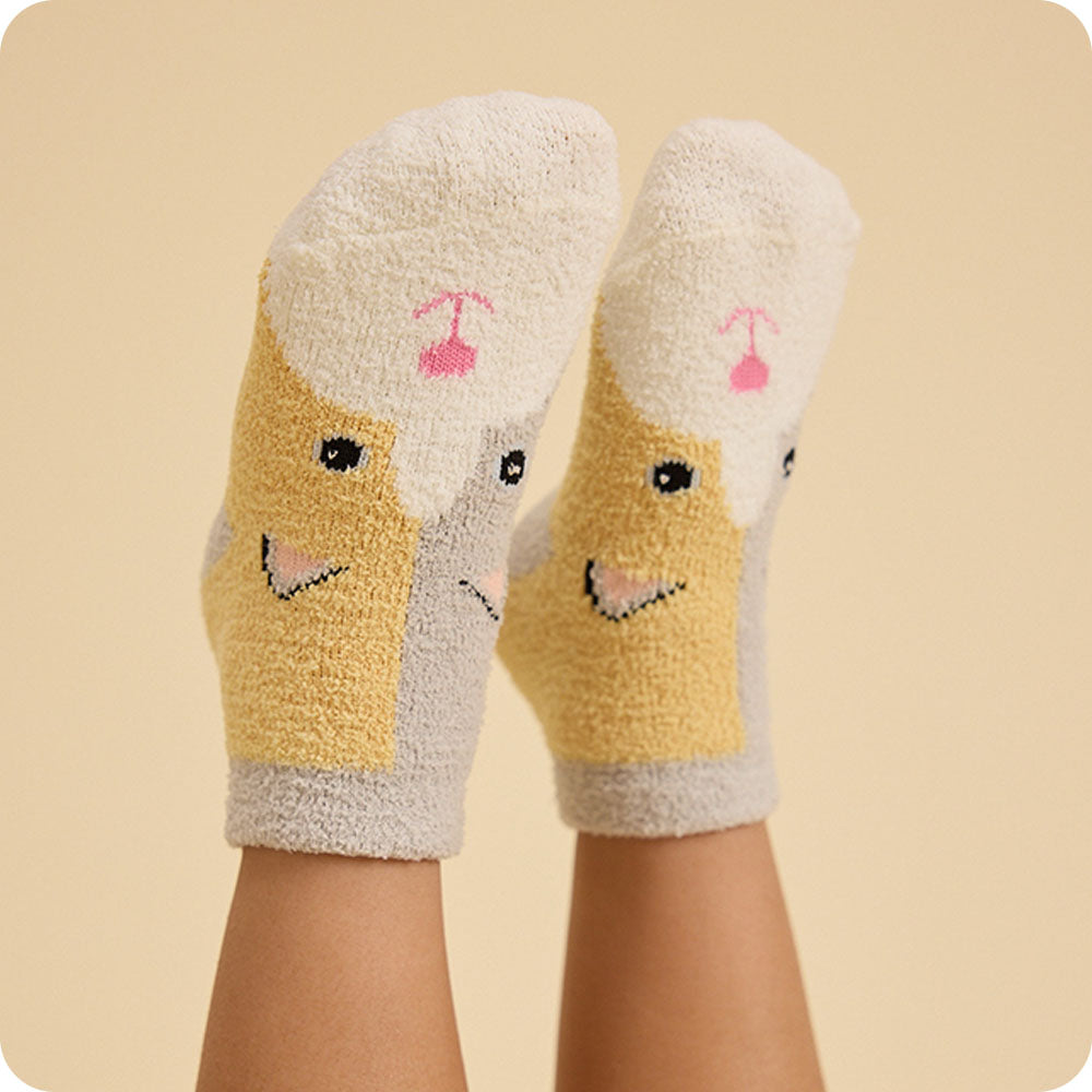 Calico Cat No-Slip Socks